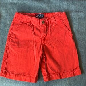 Chaps Orange-Red Shorts